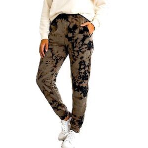 Hanes FreshIQ Hand-Dyed Reverse Tie-Dye Sweatpants Size XL 14/16